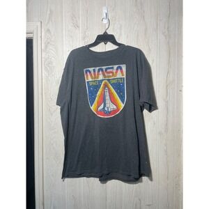 NASA Space Graphic Big Tall Mens Tee Grey Size XXL T-Shirt